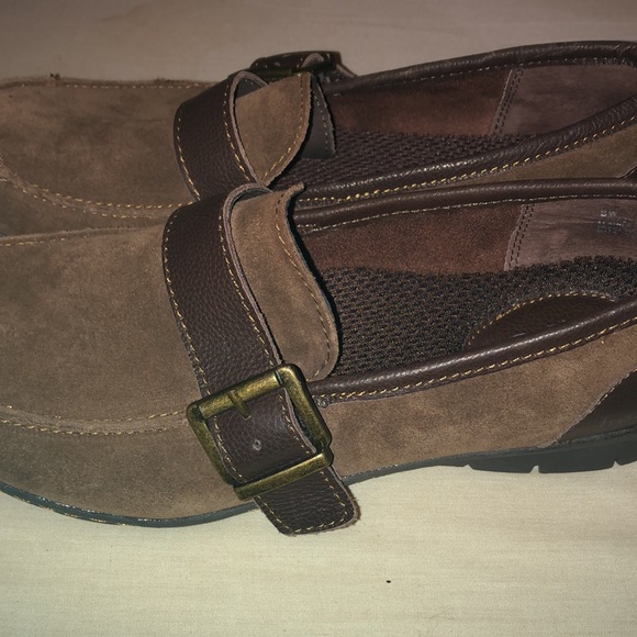 BOC BORN BROWN SUEDE LEATHER LOAFERS SHOES - Picture 3 of 9